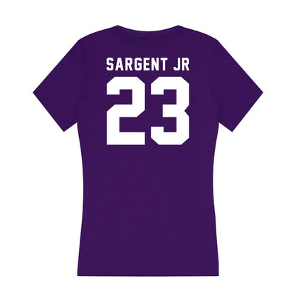 Tarleton State - NCAA Football : Adrian Sargent Jr - Women's V-Neck T-Shirt-1