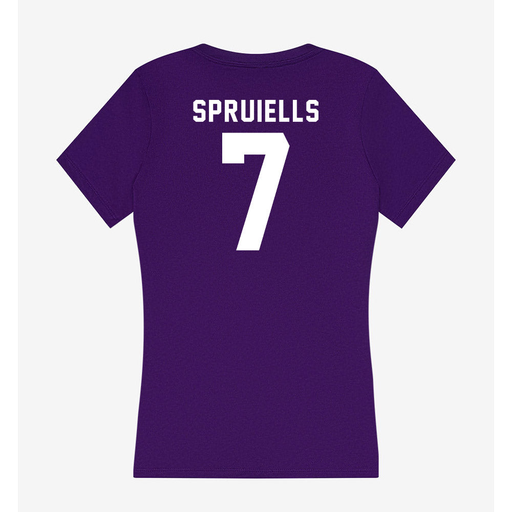 Tarleton State - NCAA Football : David Spruiells - Women's V-Neck T-Shirt-1