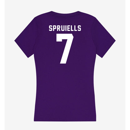 Tarleton State - NCAA Football : David Spruiells - Women's V-Neck T-Shirt-1