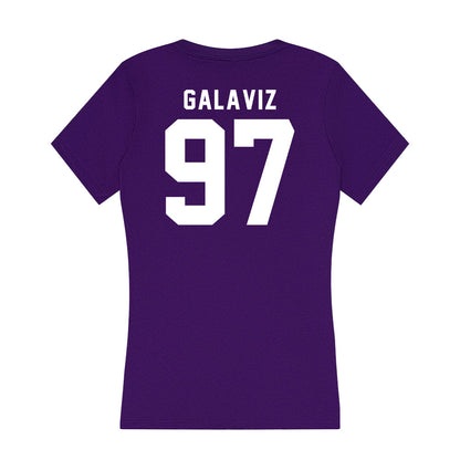 Tarleton State - NCAA Football : Gianni Galaviz - Women's V-Neck T-Shirt-1