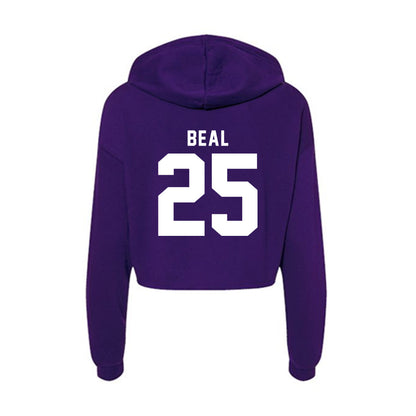 Tarleton State - NCAA Women's Soccer : DawnJay Beal - Women's Crop Fleece Hoodie-1