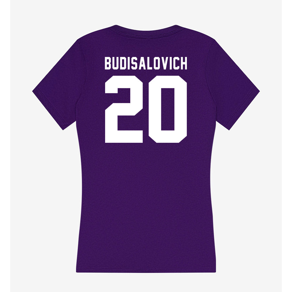 Tarleton State - NCAA Softball : Alyssa Budisalovich - Women's V-Neck T-Shirt-1