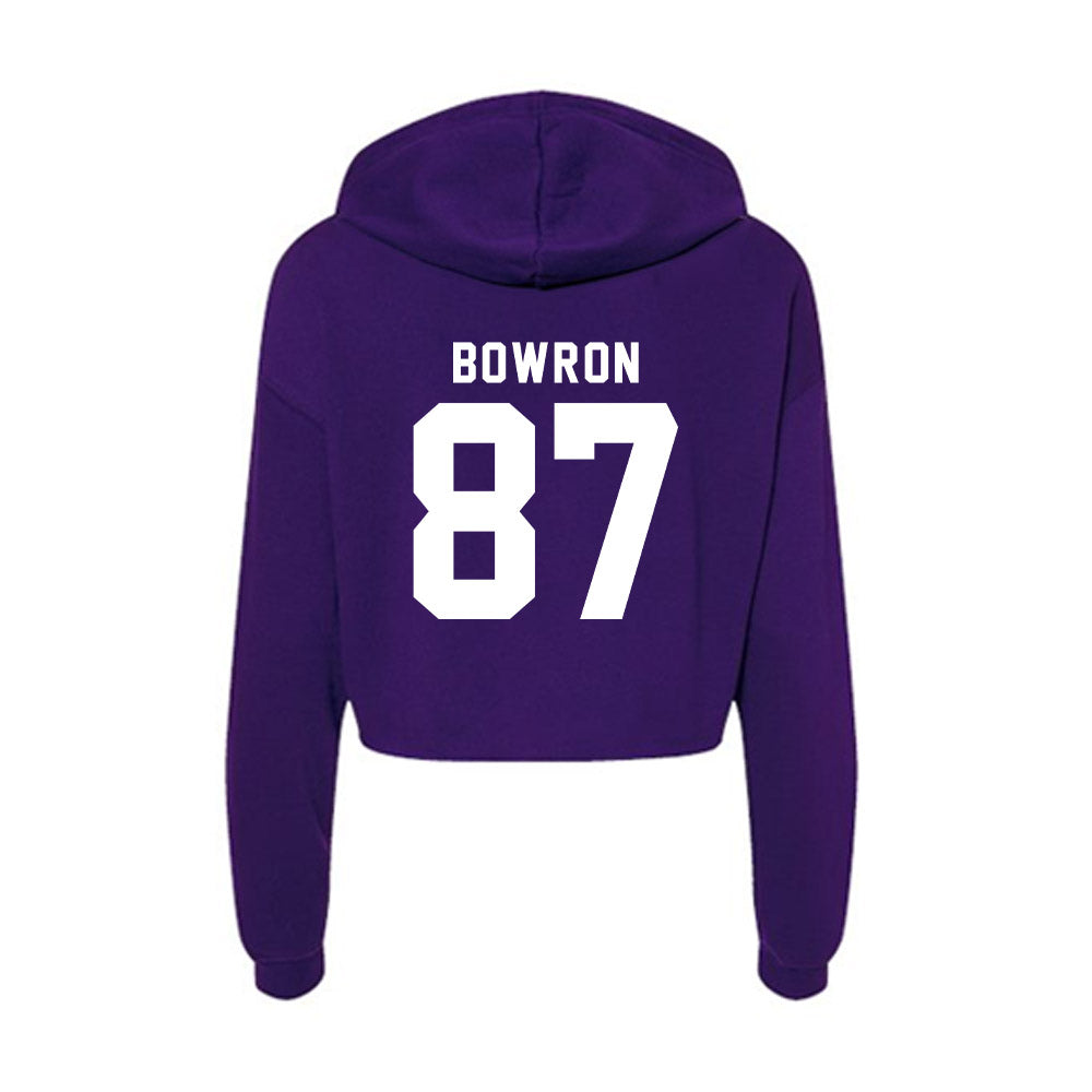 Tarleton State - NCAA Football : Wheeler Bowron - Women's Crop Fleece Hoodie-1