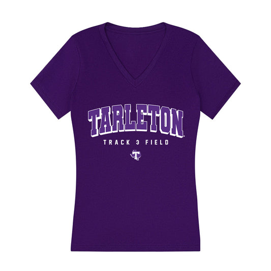 Tarleton State - NCAA Men's Track & Field : Kebede Kerlin - Women's V-Neck T-Shirt-0