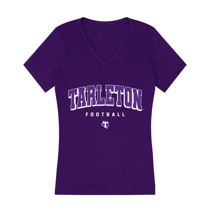 Tarleton State - NCAA Football : Darius Cooper - Women's V-Neck T-Shirt-0