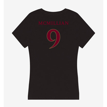 Elon - NCAA Football : Kenaz McMillian - Women's V-Neck T-Shirt-1