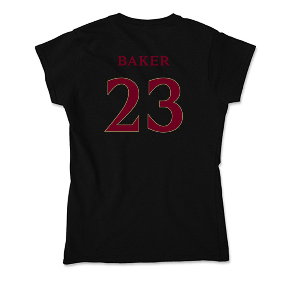 Elon - NCAA Football : Rushawn Baker - Soft Style Women’s T-Shirt-1