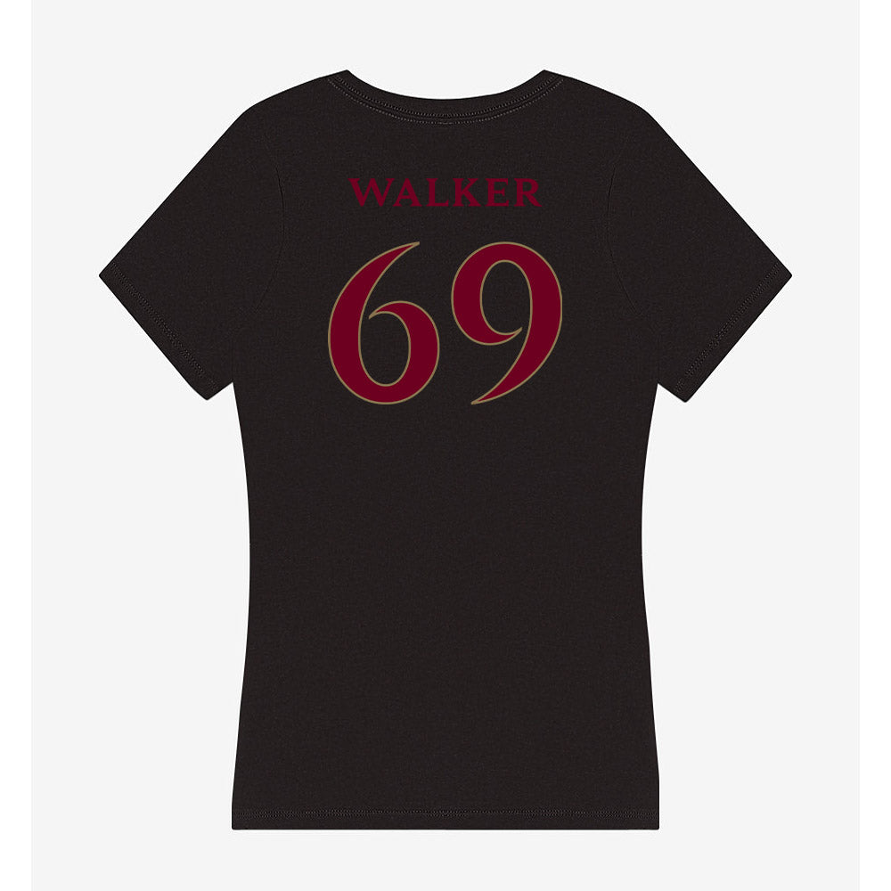 Elon - NCAA Football : Brayden Walker - Women's V-Neck T-Shirt-1