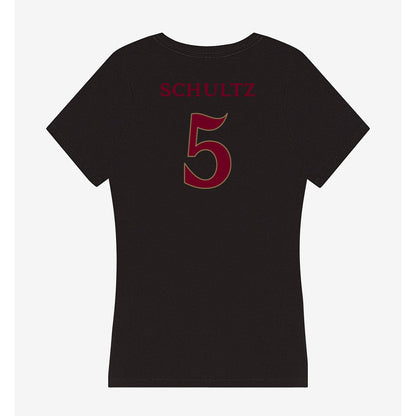 Elon - NCAA Women's Volleyball : Allie Schultz - Women's V-Neck T-Shirt-1