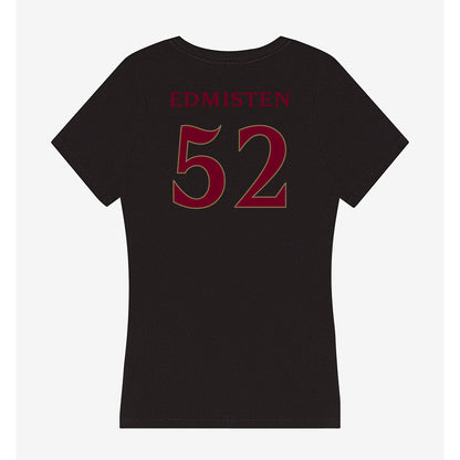 Elon - NCAA Football : Luke Edmisten - Women's V-Neck T-Shirt-1