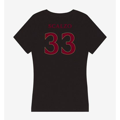 Elon - NCAA Women's Lacrosse : Lizzie Scalzo - Women's V-Neck T-Shirt-1