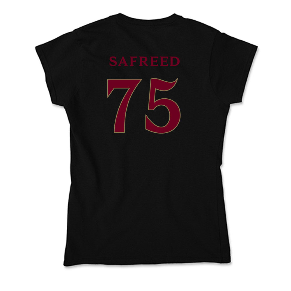 Elon - NCAA Football : Evan Safreed Safreed - Soft Style Women’s T-Shirt-1