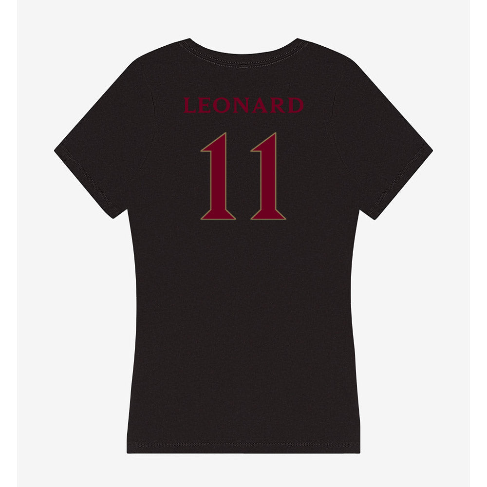 Elon - NCAA Softball : Kyra Leonard - Women's V-Neck T-Shirt-1
