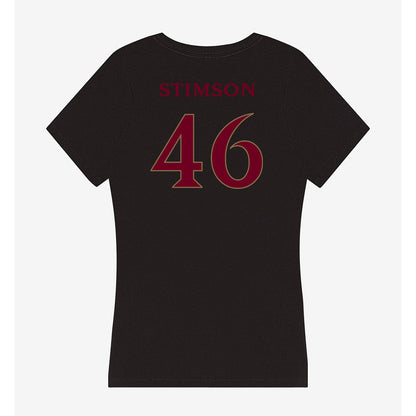 Elon - NCAA Football : Carter Stimson - Women's V-Neck T-Shirt-1