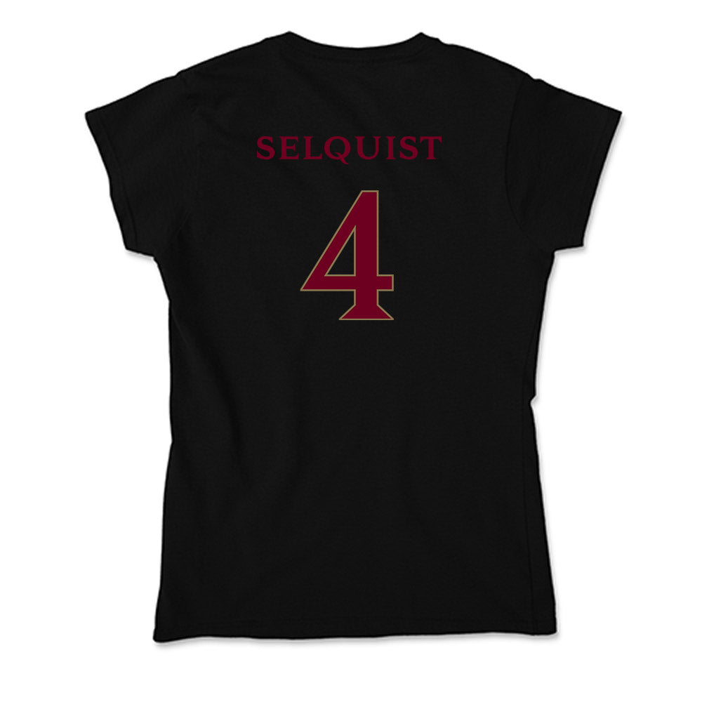 Elon - NCAA Women's Lacrosse : Kiley Selquist - Soft Style Women’s T-Shirt-1