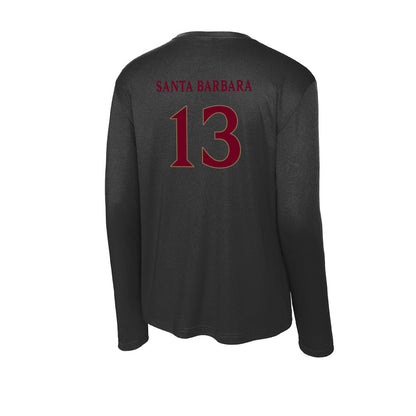 Elon - NCAA Women's Lacrosse : Mj Santa Barbara - Activewear Long Sleeve T-Shirt-1