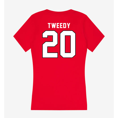 St. Francis - NCAA Men's Basketball : Cameron Tweedy - Women's V-Neck T-Shirt-1