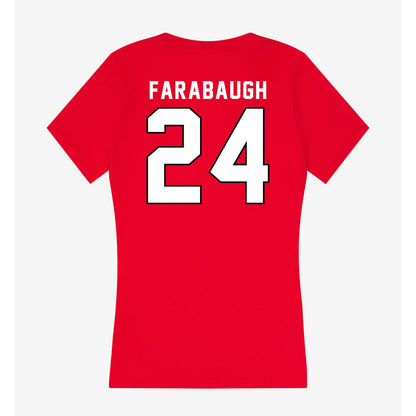 St. Francis - NCAA Men's Volleyball : Avery Farabaugh - Women's V-Neck T-Shirt-1