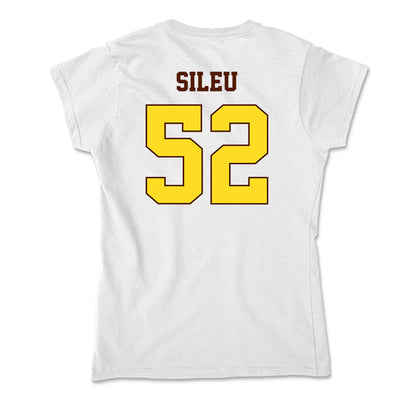 Western Michigan - NCAA Men's Basketball : Junior Sileu - Soft Style Women’s T-Shirt-1