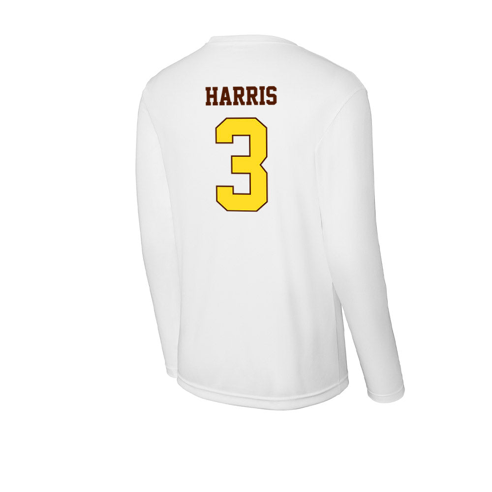 Western Michigan - NCAA Baseball : Julian Harris - Activewear Long Sleeve T-Shirt-1