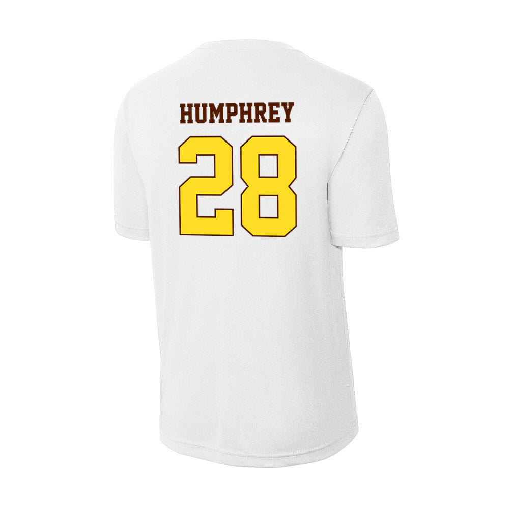Western Michigan - NCAA Men's Ice Hockey : Ryan Humphrey - Activewear T-Shirt-1
