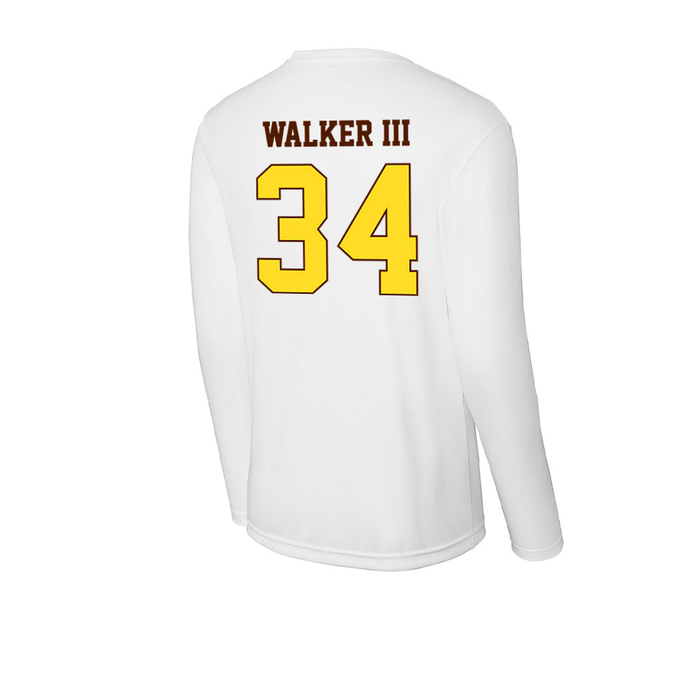 Western Michigan - NCAA Football : Versie Walker III - Activewear Long Sleeve T-Shirt-1