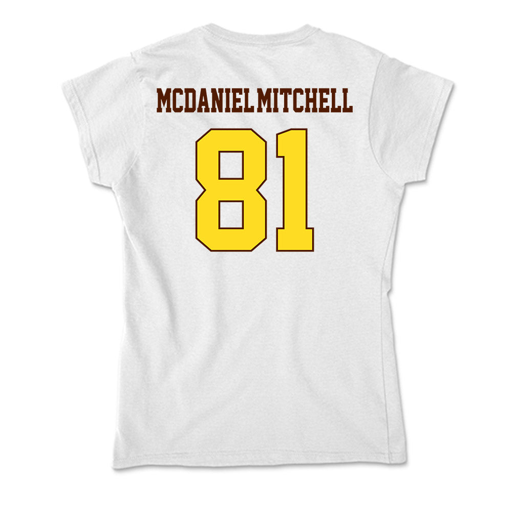Western Michigan - NCAA Football : Earnest McDaniel-Mitchell - Soft Style Women’s T-Shirt-1