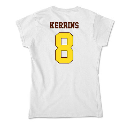 Western Michigan - NCAA Baseball : Luke Kerrins - Soft Style Women’s T-Shirt-1