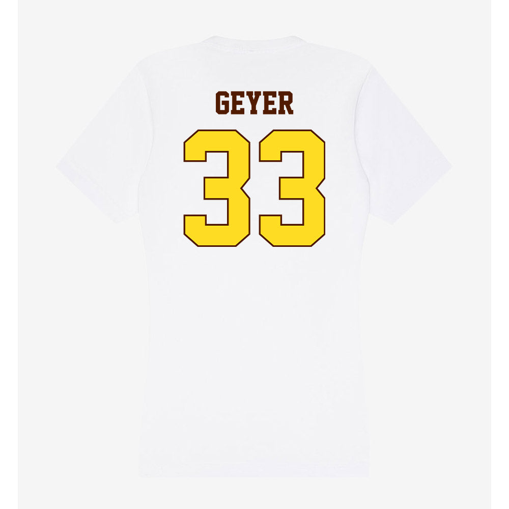 Western Michigan - NCAA Softball : Ava Geyer - Women's V-Neck T-Shirt-1