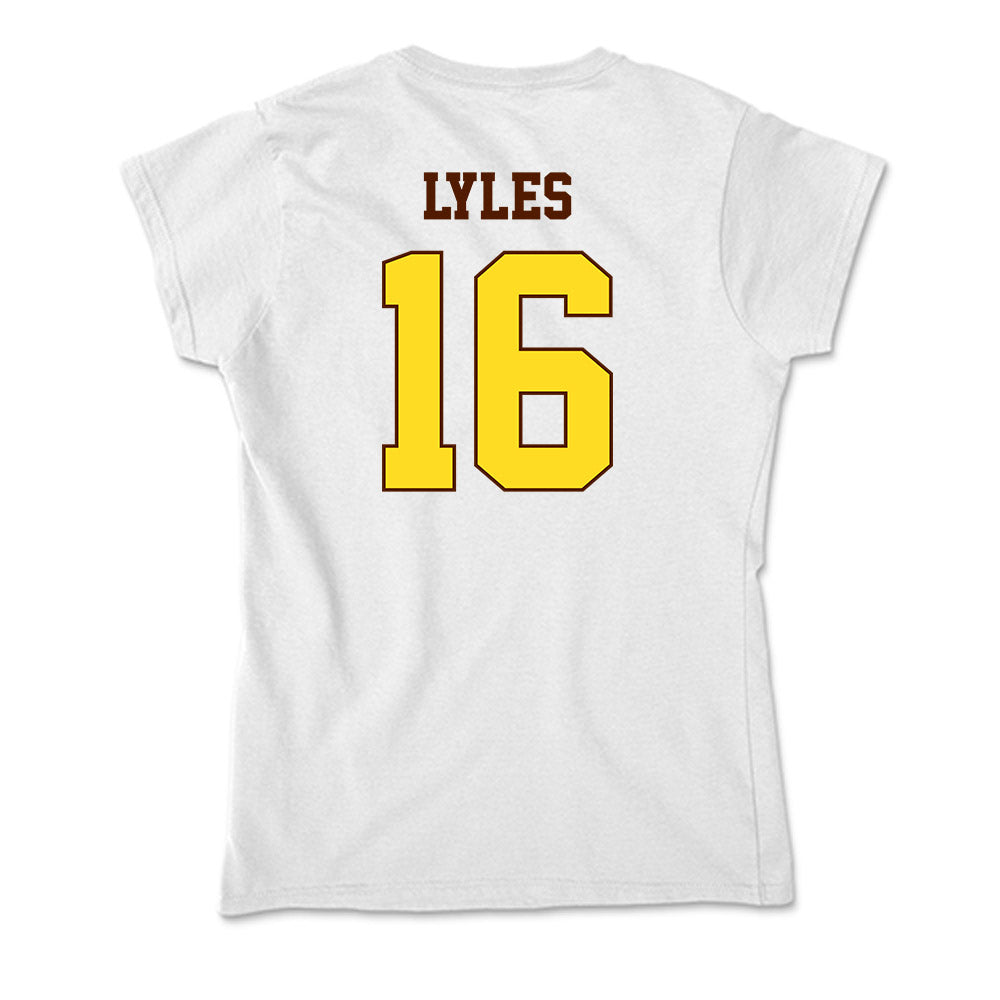 Western Michigan - NCAA Football : Jaden Lyles - Soft Style Women’s T-Shirt-1