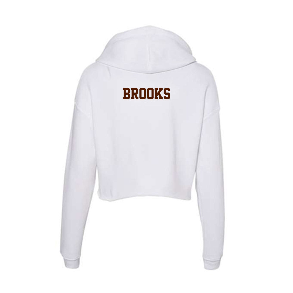 Western Michigan - NCAA Women's Golf : Bella Brooks - Women's Crop Fleece Hoodie-1