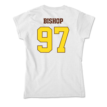Western Michigan - NCAA Football : Noah Bishop - Soft Style Women’s T-Shirt-1