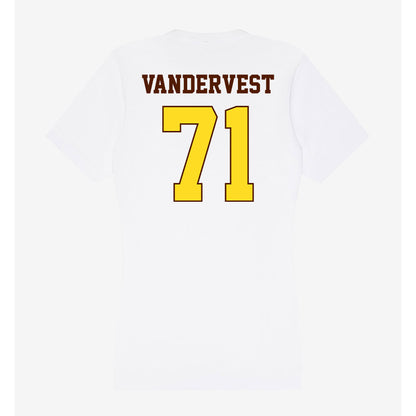 Western Michigan - NCAA Football : Adam Vandervest - Women's V-Neck T-Shirt-1