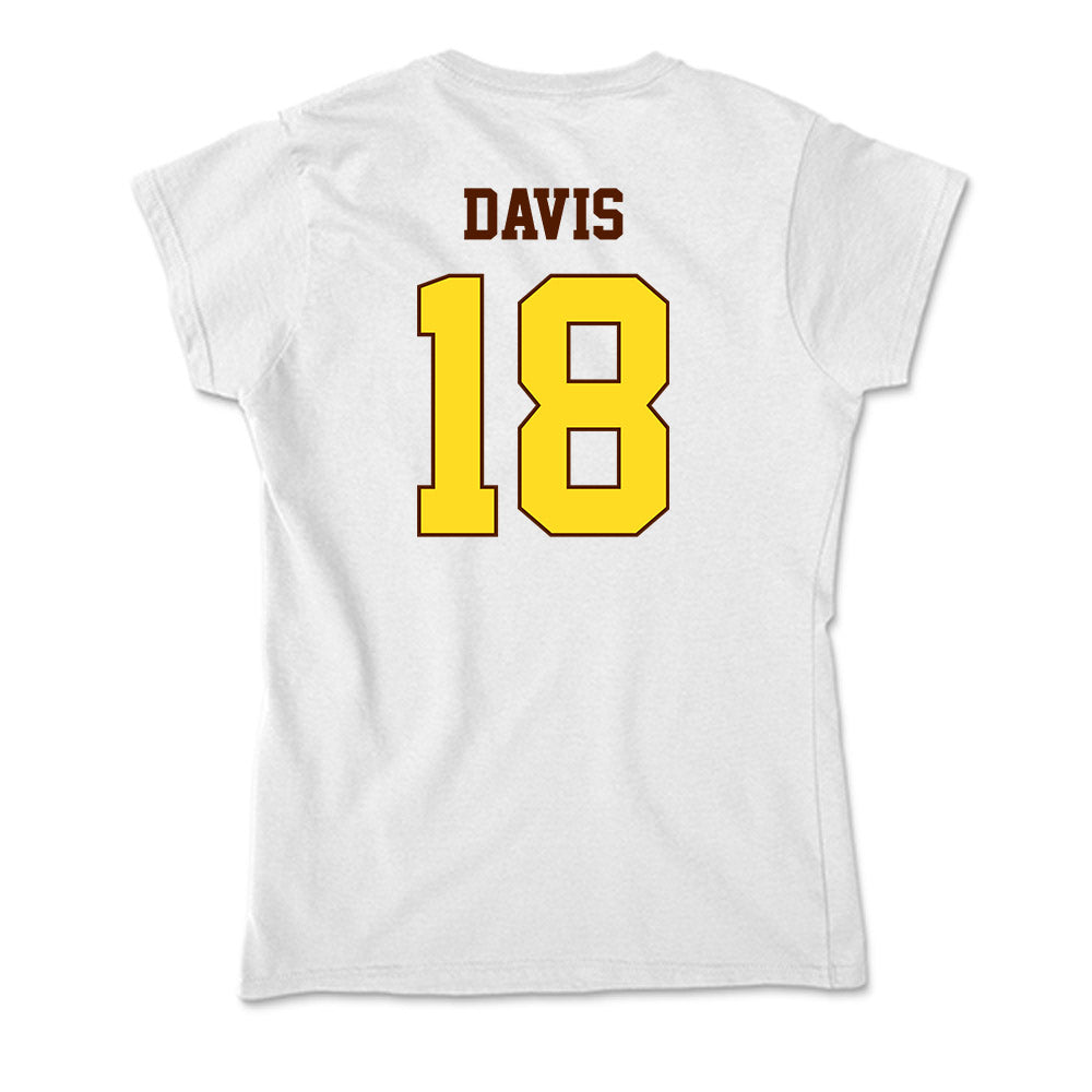 Western Michigan - NCAA Football : Micah Davis - Soft Style Women’s T-Shirt-1