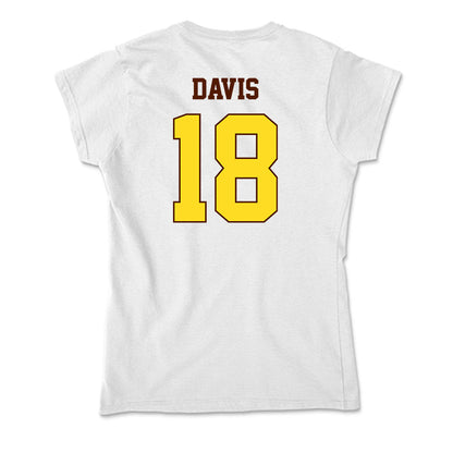 Western Michigan - NCAA Football : Micah Davis - Soft Style Women’s T-Shirt-1