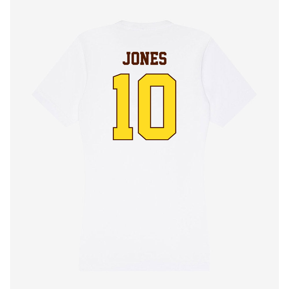 Western Michigan - NCAA Football : Brady Jones - Women's V-Neck T-Shirt-1