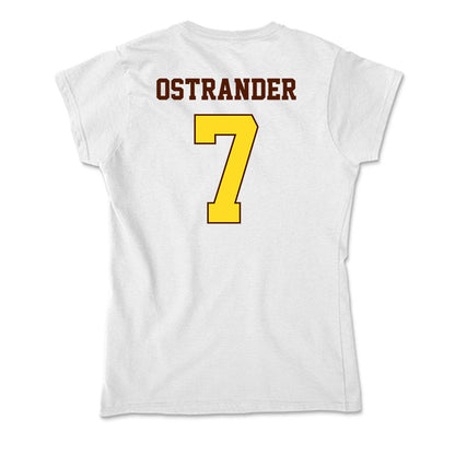 Western Michigan - NCAA Baseball : Connor Ostrander - Soft Style Women’s T-Shirt-1