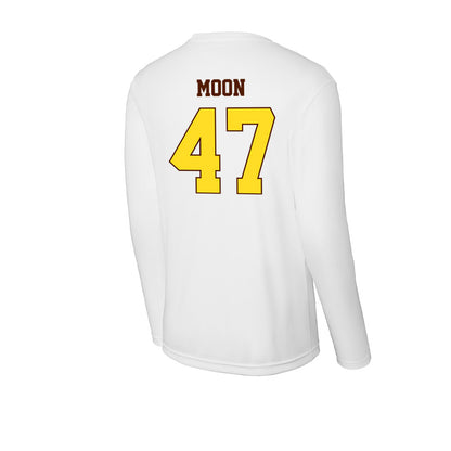 Western Michigan - NCAA Football : Domanick Moon - Activewear Long Sleeve T-Shirt-1