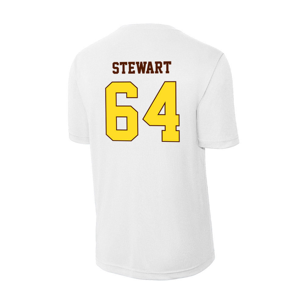 Western Michigan - NCAA Football : Race Stewart - Activewear T-Shirt-1