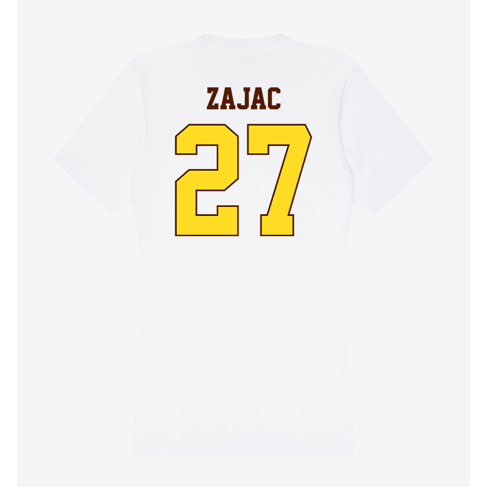 Western Michigan - NCAA Baseball : Nolan Zajac - Women's V-Neck T-Shirt-1