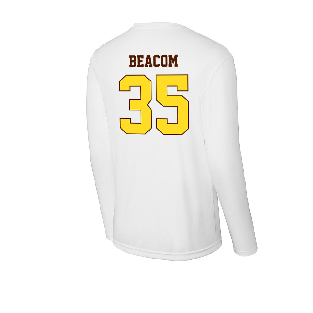 Western Michigan - NCAA Football : Anthony Beacom - Activewear Long Sleeve T-Shirt-1