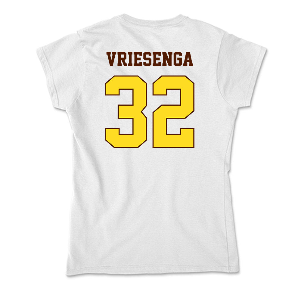 Western Michigan - NCAA Baseball : Zach Vriesenga - Soft Style Women’s T-Shirt-1