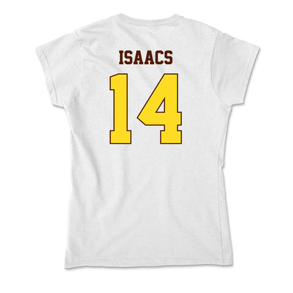 Western Michigan - NCAA Baseball : Jackson Isaacs - Soft Style Women’s T-Shirt-1