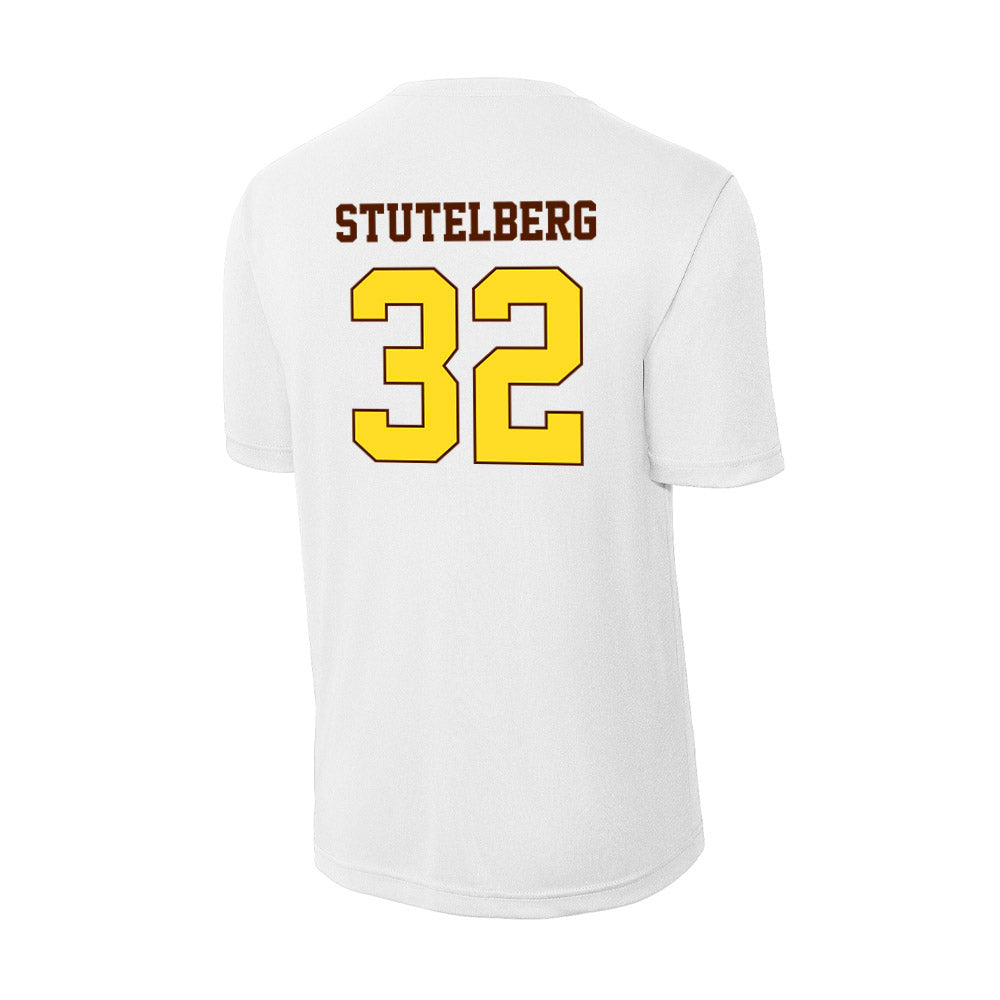 Western Michigan - NCAA Women's Basketball : Maggie Stutelberg - Activewear T-Shirt-1