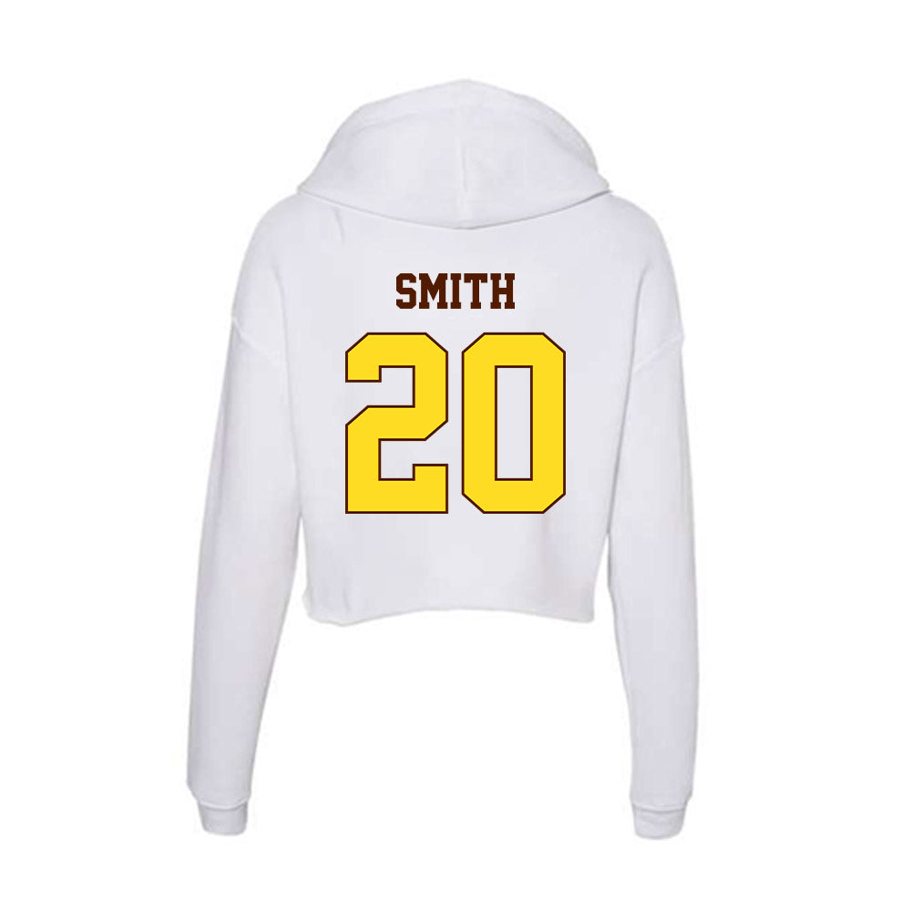 Western Michigan - NCAA Softball : Jordan Smith - Women's Crop Fleece Hoodie-1