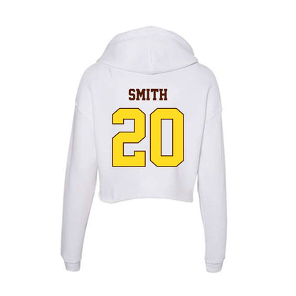 Western Michigan - NCAA Softball : Jordan Smith - Women's Crop Fleece Hoodie-1