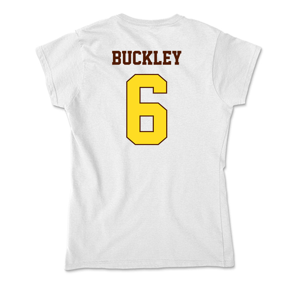 Western Michigan - NCAA Football : Jalen Buckley - Soft Style Women’s T-Shirt-1