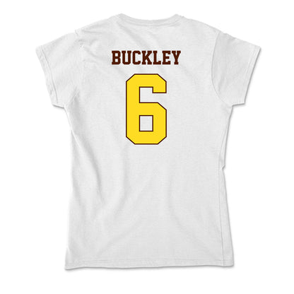 Western Michigan - NCAA Football : Jalen Buckley - Soft Style Women’s T-Shirt-1