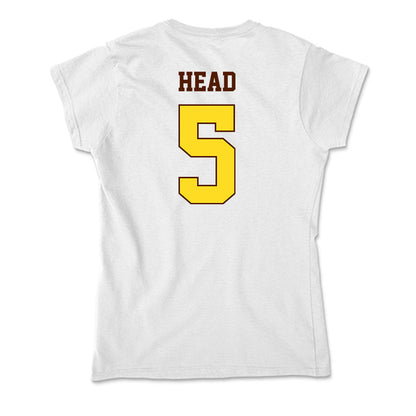Western Michigan - NCAA Softball : Tristen Head - Soft Style Women’s T-Shirt-1