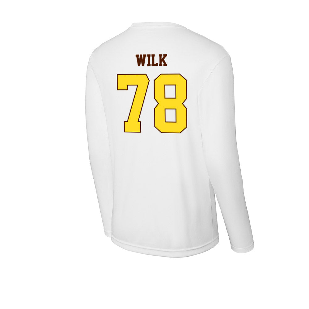 Western Michigan - NCAA Football : Jacob Wilk - Activewear Long Sleeve T-Shirt-1
